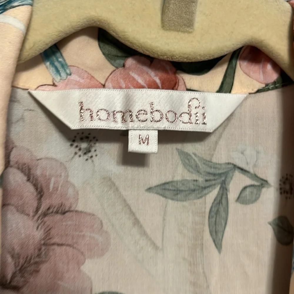 Homebodii Natice Short PJ Set Blush Floral short sleeve M